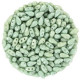 Czech DropDuo kralen 3x6mm Chalk white teal luster 03000/14459